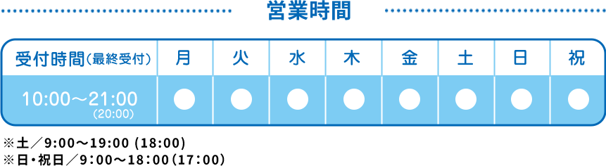 営業時間
