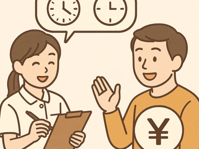 安心して選べる施術時間と料金