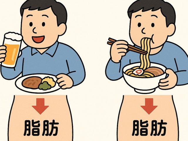 お酒とシメのラーメン、なぜ太る？