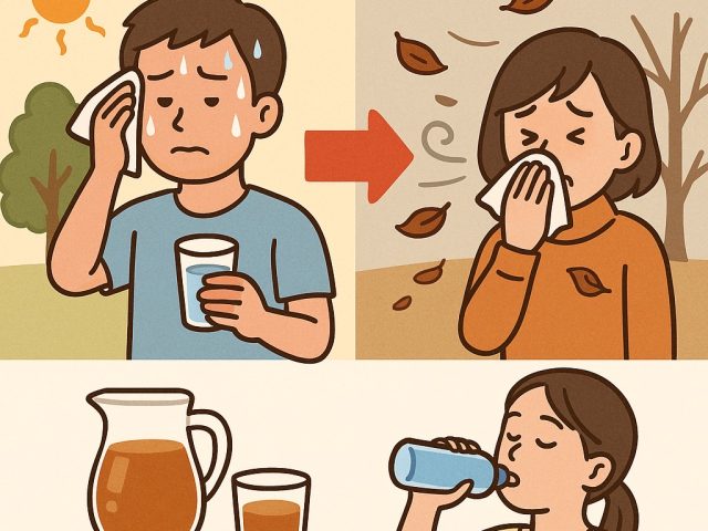 夏の水分不足が秋の風邪を招く理由