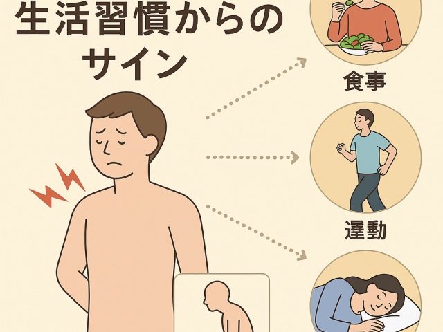 体の痛みは生活習慣からのサイン