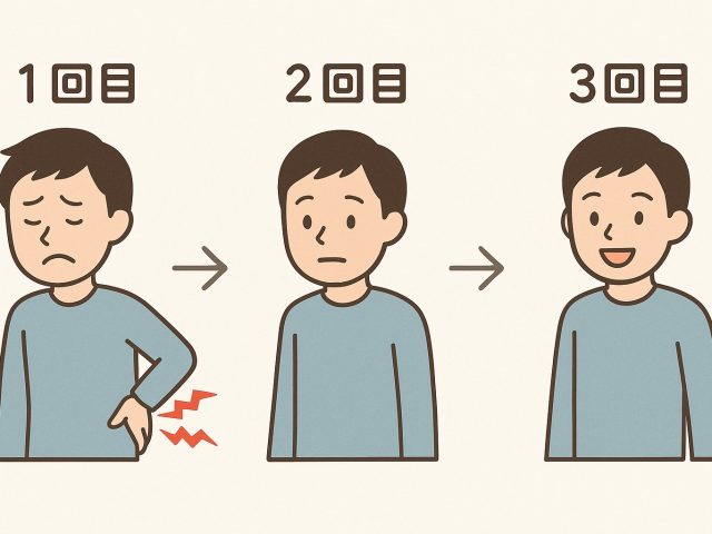 3回目で実感する体の変化