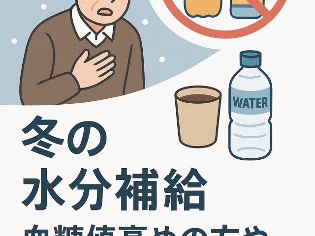 冬の水分補給、糖分にご注意を
