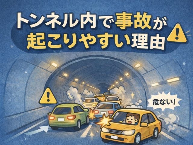 トンネル内で事故が起こりやすい理由とは？