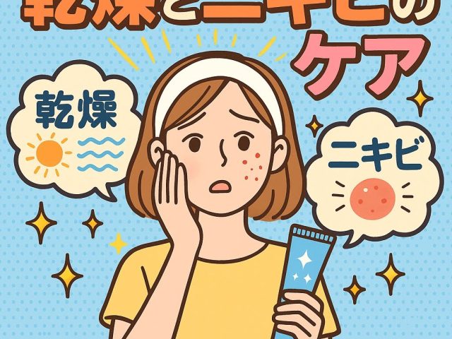 【冬の乾燥とニキビにお悩みの方へ】