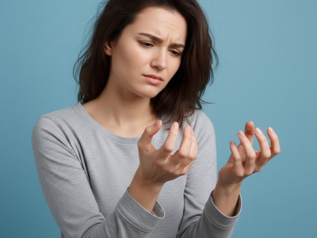 手のしびれは神経圧迫？