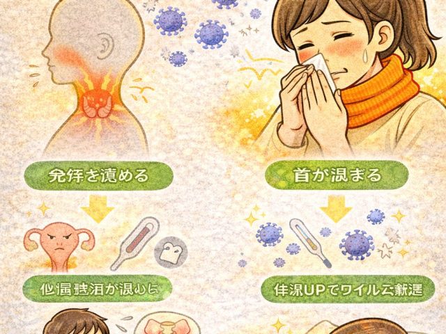 風邪のときに「首を温める」と良い理由とは?