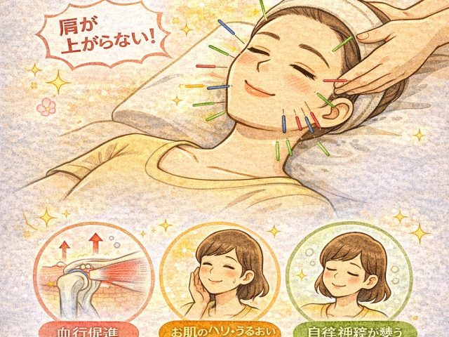 血流の停滞がシミを招く　美容鍼で内側から