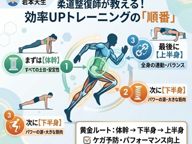 トレーニングは順序が重要