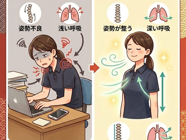 呼吸が浅いと「肩こり」になる？意外な原因と解消法