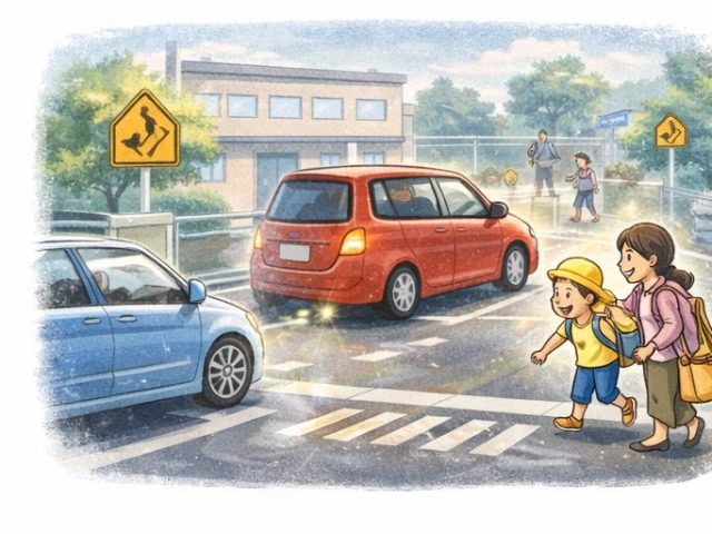 通学路は“飛び出し”に要注意